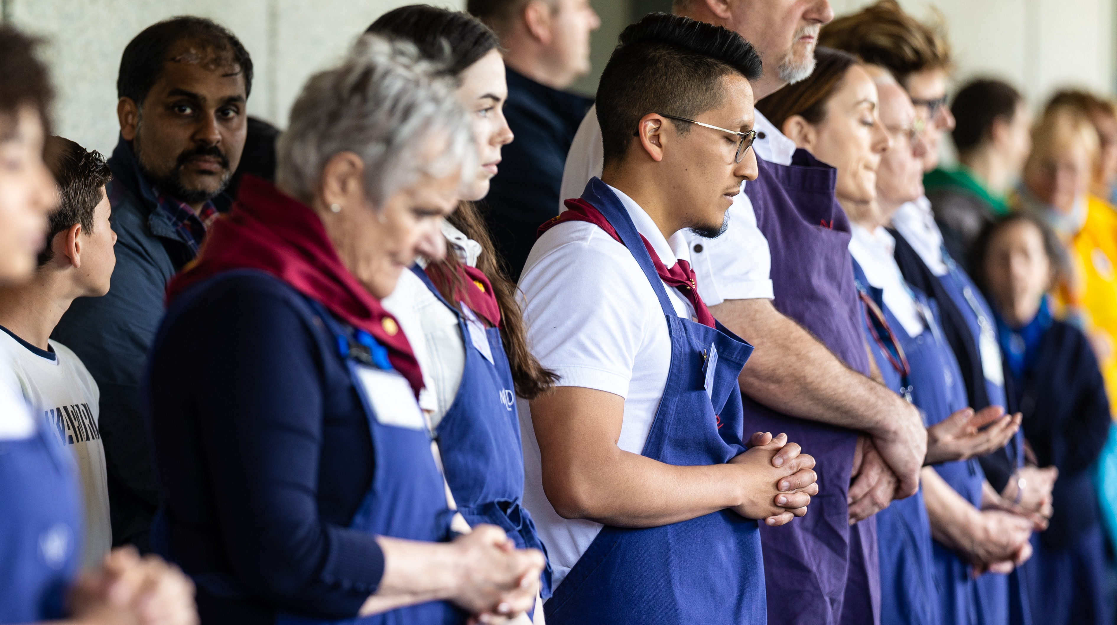 Students learn to provide spiritual care by helping pilgrims in Lourdes, France. 